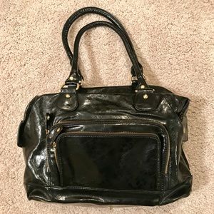 Black Vegan Leather Purse