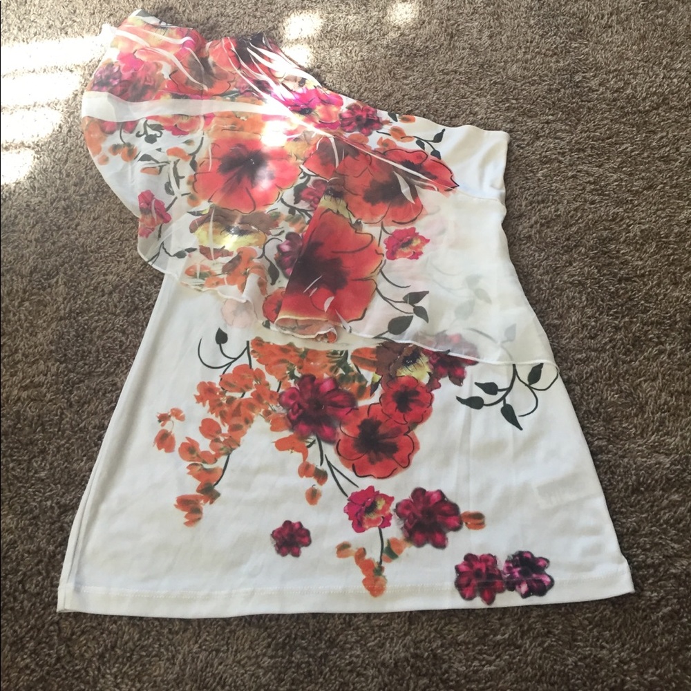Forever 21 one shoulder shirt