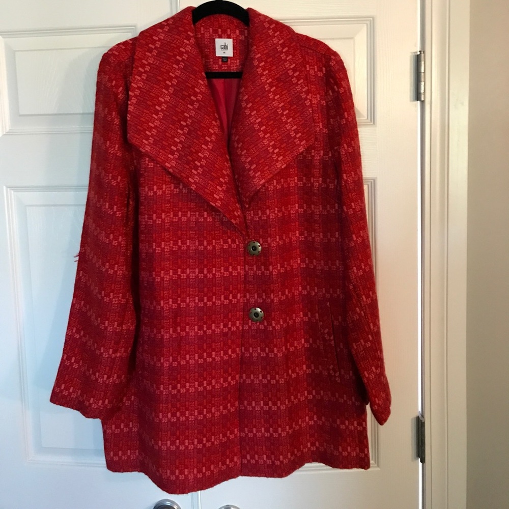 Cabi Red Sloan Coat