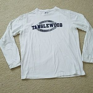 White Tanglewwod t-shirt.  Size Large.