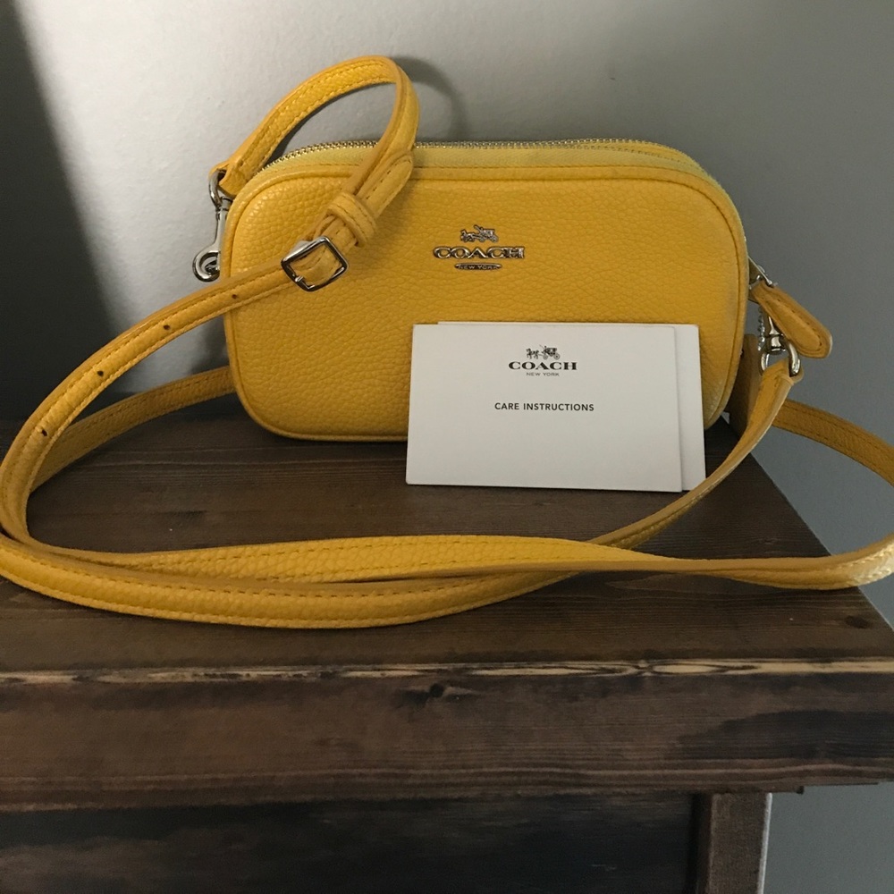 Coach double zip Crossbody