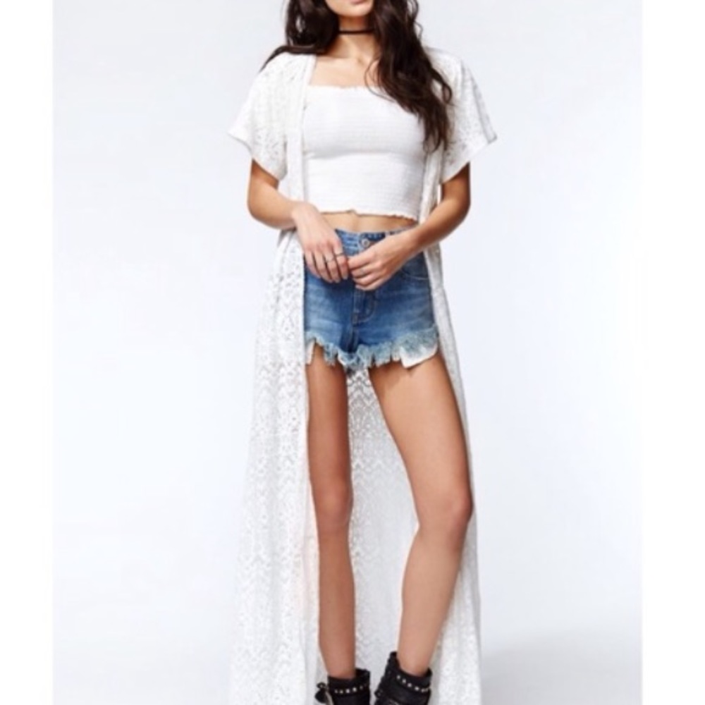 Kendall &a Kylie Lace Duster
