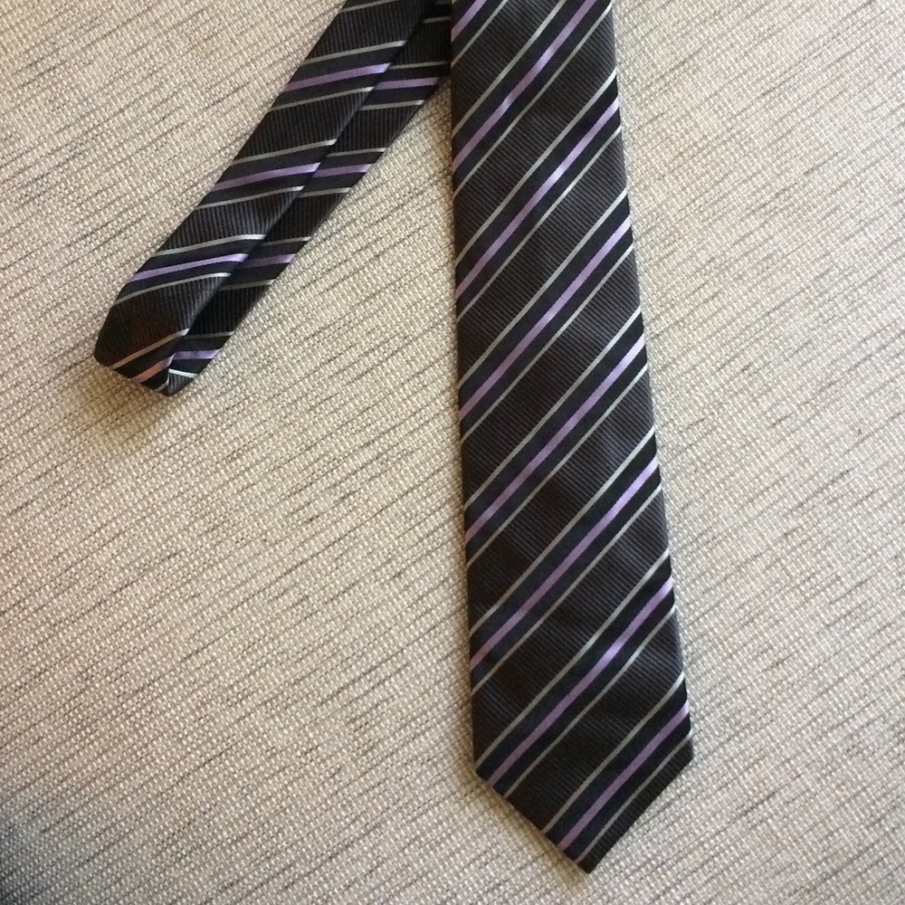 Platinum XMI striped tie