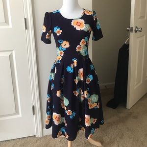 Lularoe Amelia bright floral