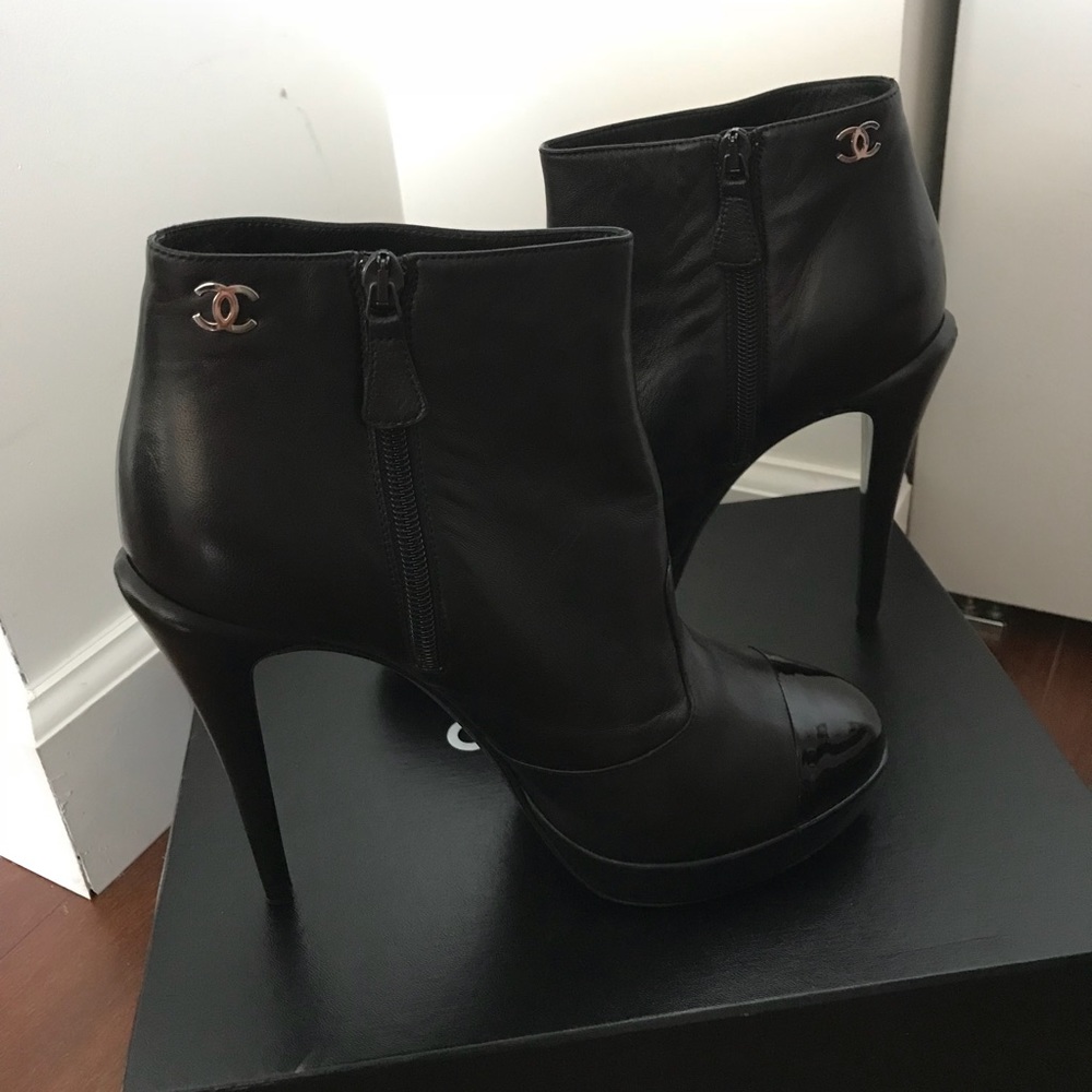 SOLD on Trad•esy Chanel Booties