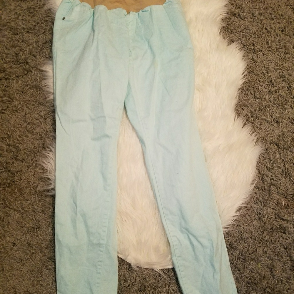 Large Indigo Blue Maternity jeans