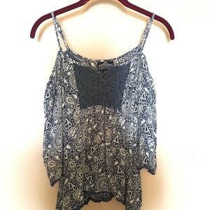 Cold shoulder top