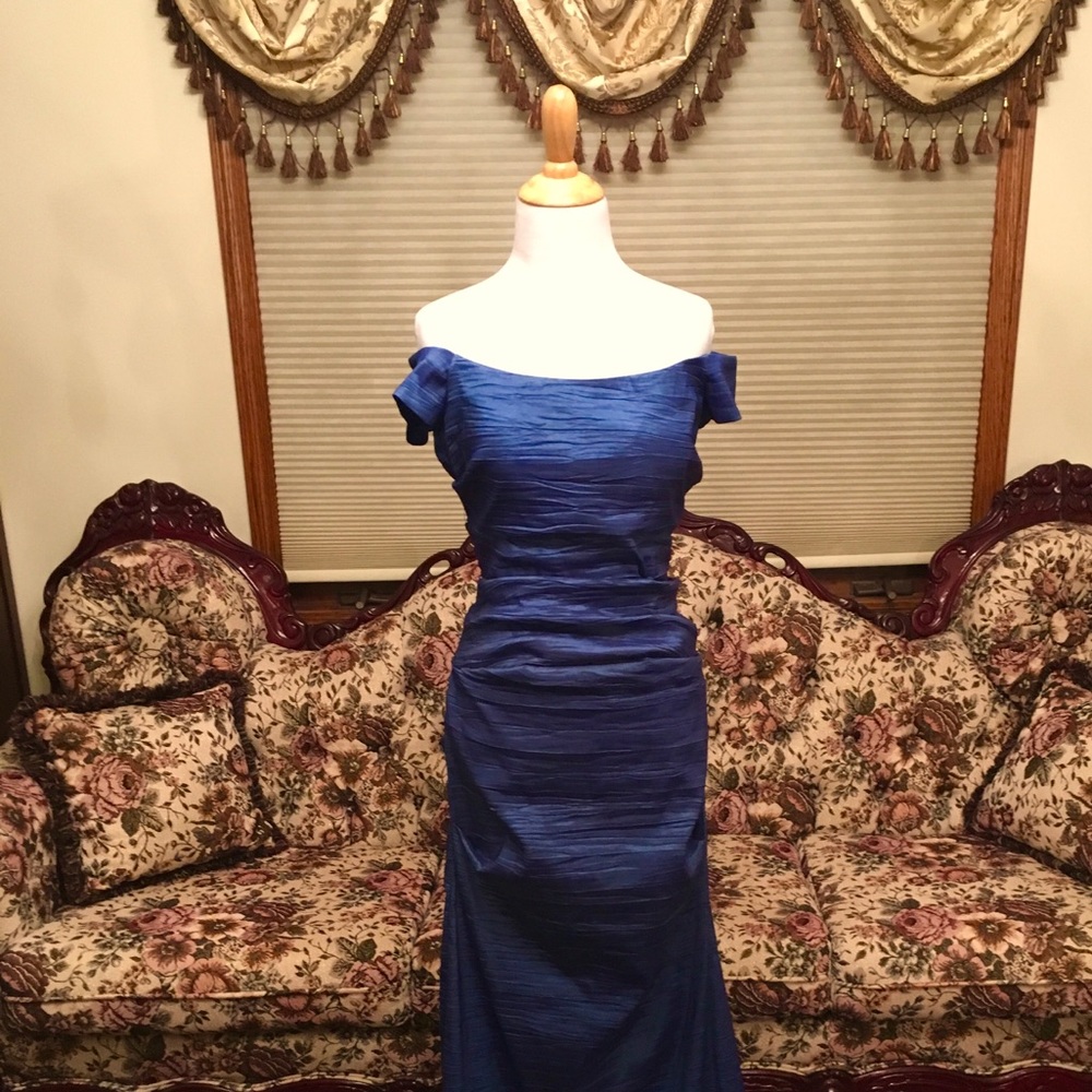Off the Shoulder Evening Dress