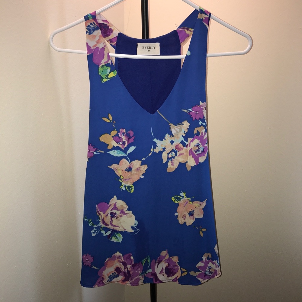 Everly floral tank