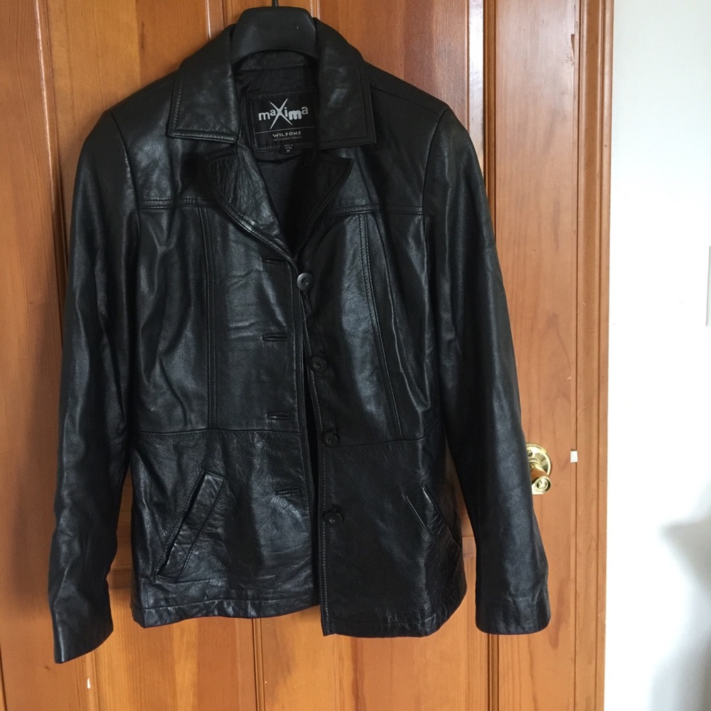Leather Jacket Maxima NWOT