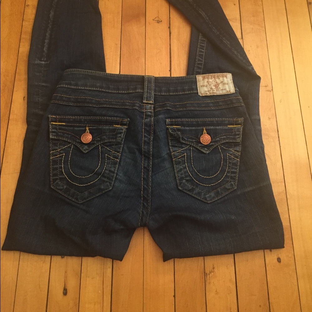Dark blue True Religion Jeans! Waist size 26!