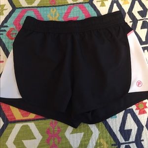 Black Fila Running Shorts Size Medium