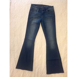 Dark Wash Flared Jeans