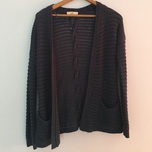 Navy Blue knit cardigan