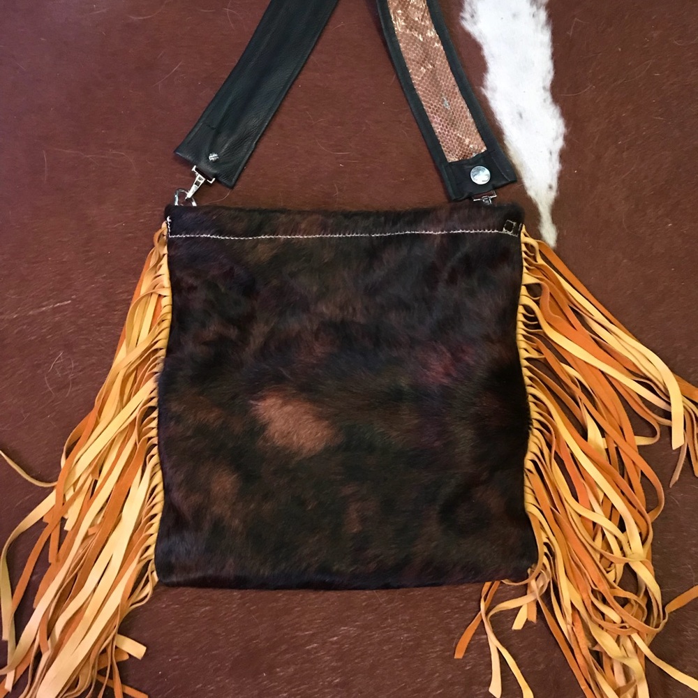 Handmade cowhide purse
