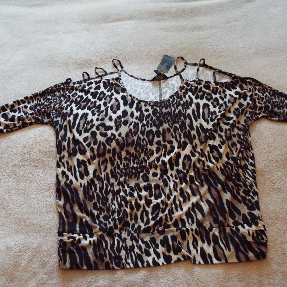 THALIA SODI Sexy leopard blouse