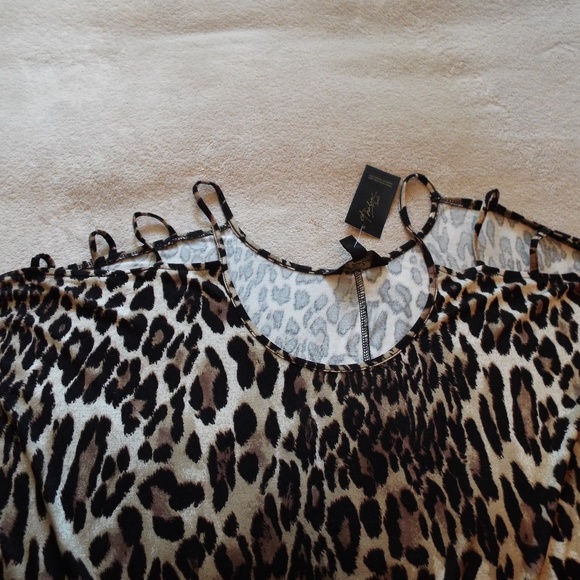 THALIA SODI Sexy leopard blouse - Picture 2 of 2