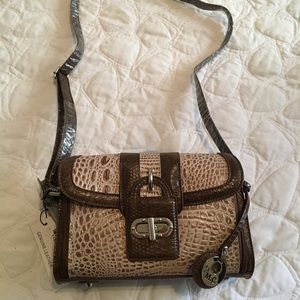 Madi Claire Brown and Tan Purse