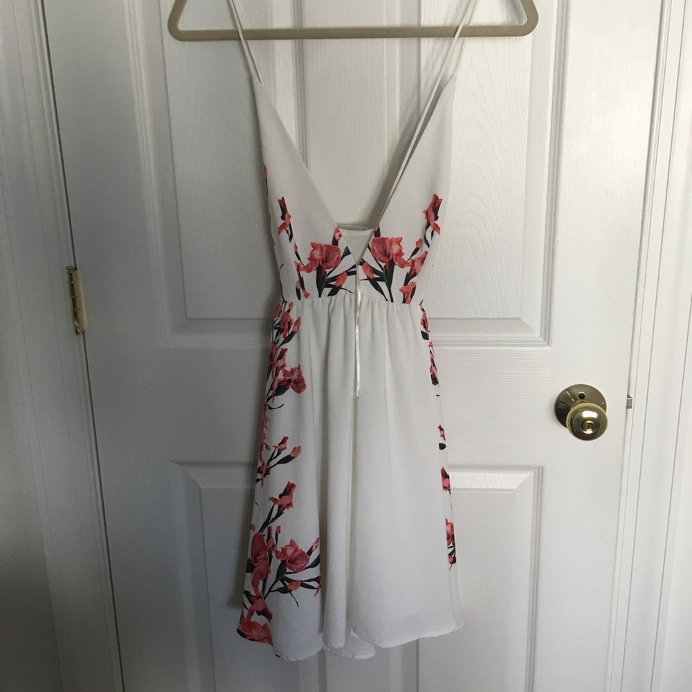 Floral White Sundress