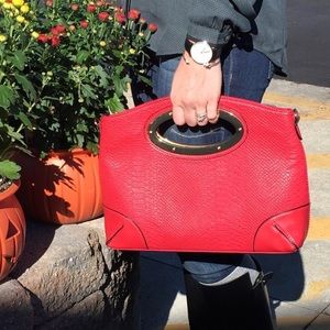 Aldo red clutch