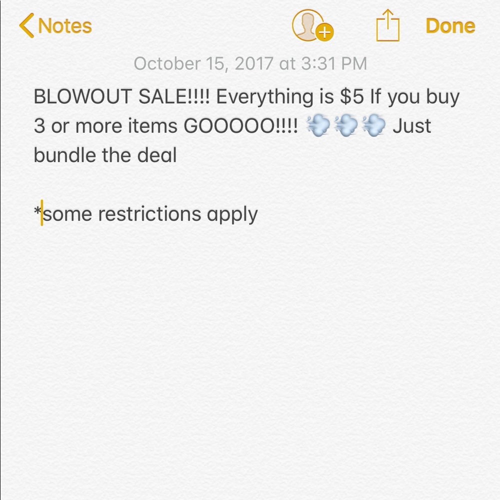EVERYTHING MUST GO!!!