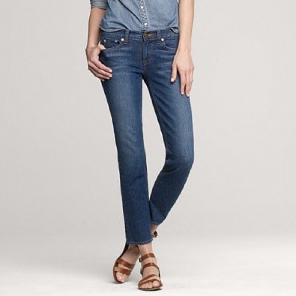 J. Crew Denim - J. Crew blue ankle "Toothpick Skinny" Jeans 26