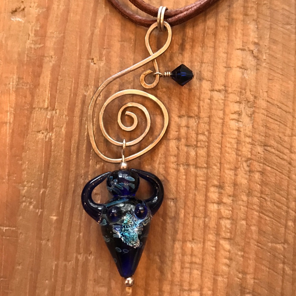 Handblown Pendant Necklace Original