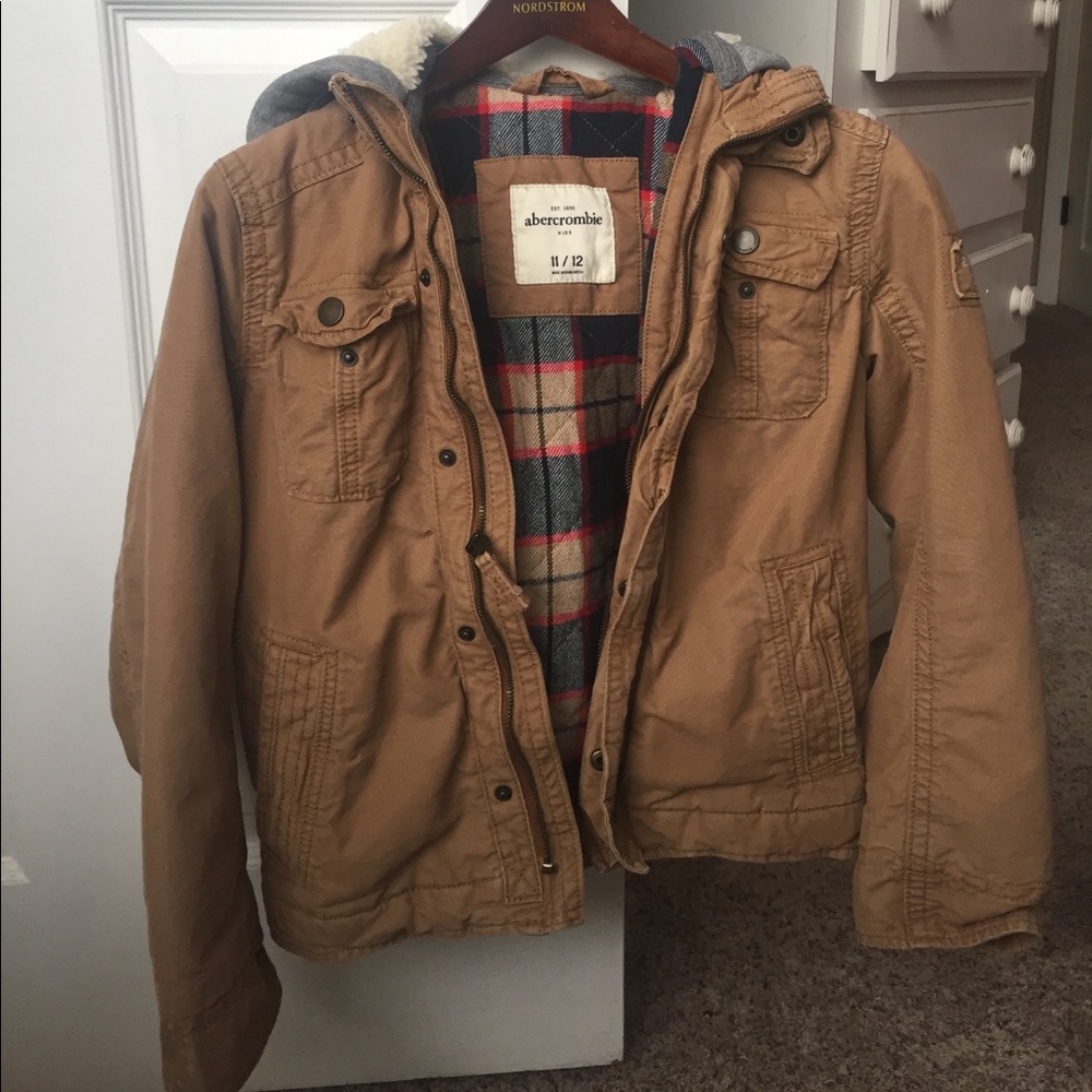 Khaki Abercrombie Jacket