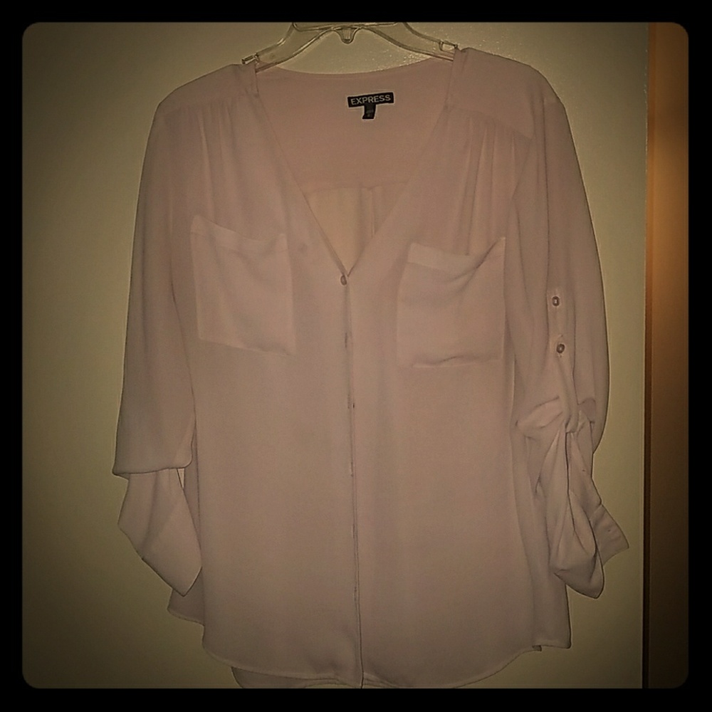 Pink Button Up