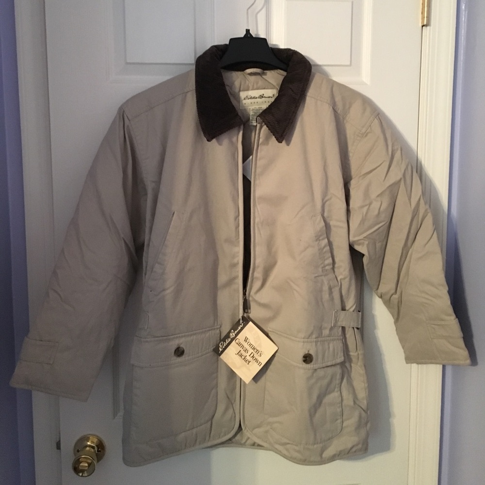 Eddie Bauer Women's Canvas Down Jacket