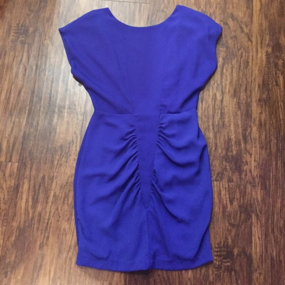 Silence&Noise Cobalt Blue Low Back Dress