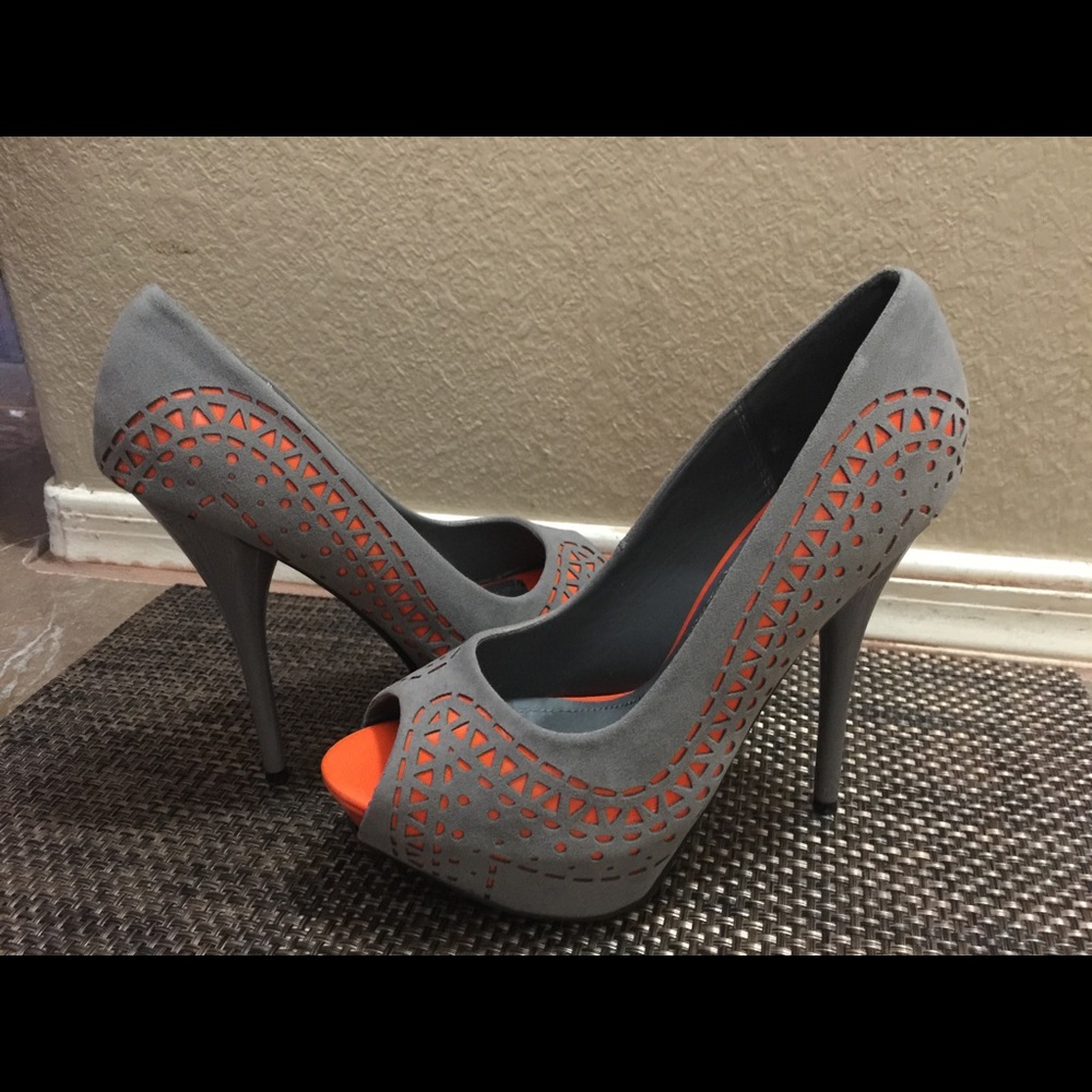 Grey High heels