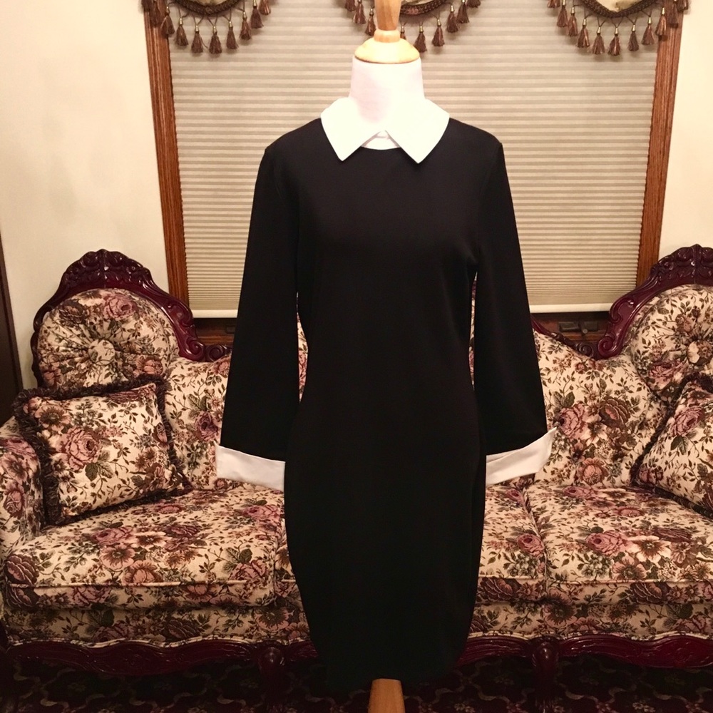 Black and White Shirt Dress