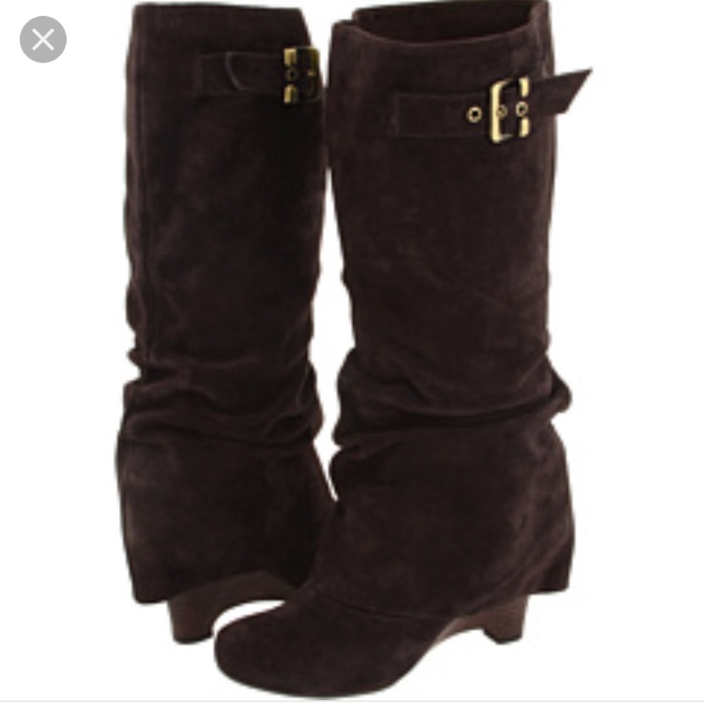 Naughty Monkey detective wedge boot