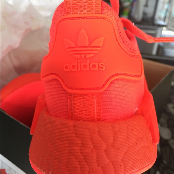 New with Box Adidas NMD Solar Red Triple Red - Picture 3 of 6