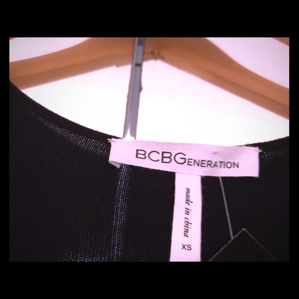 BCBG Generation Black Midi Dress