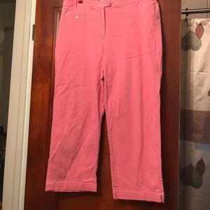 Pink capris!
