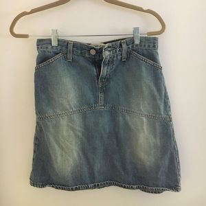 gap jean skirt