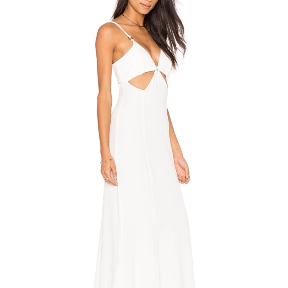 Stone cold fox Delois gown white