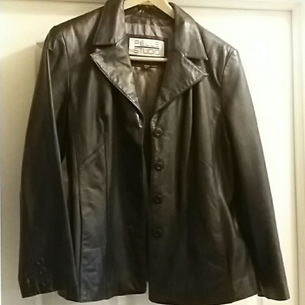 MARKDOWN!! Soft leather Blazer