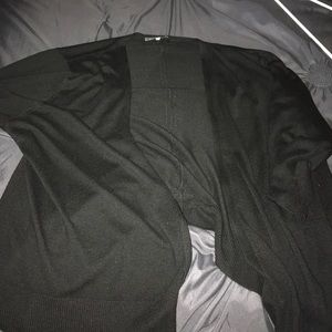 Black cardigan