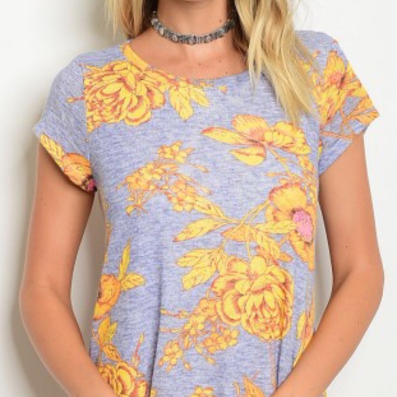 Floral Print Shift Dress - Picture 3 of 3