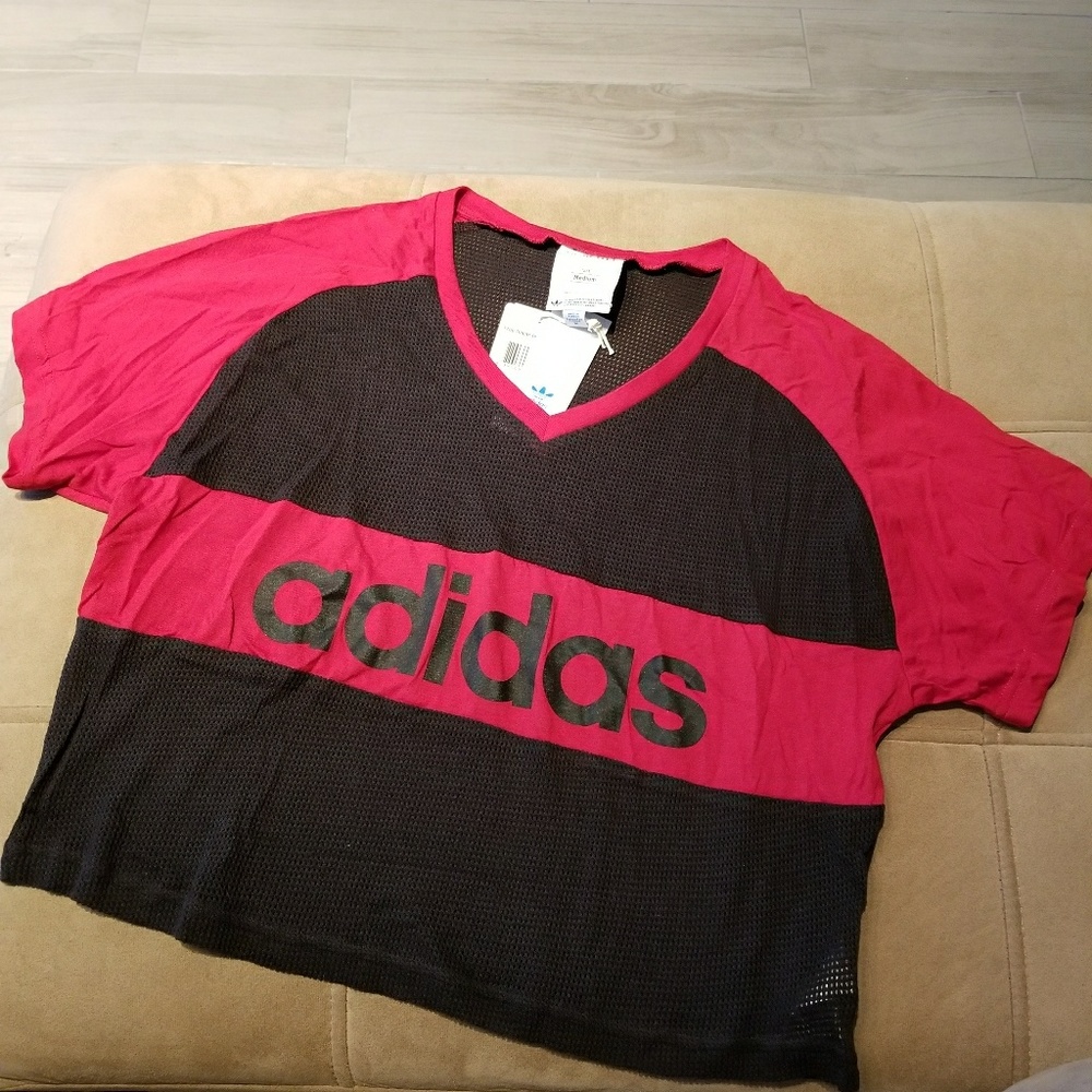 Adidas crop tee