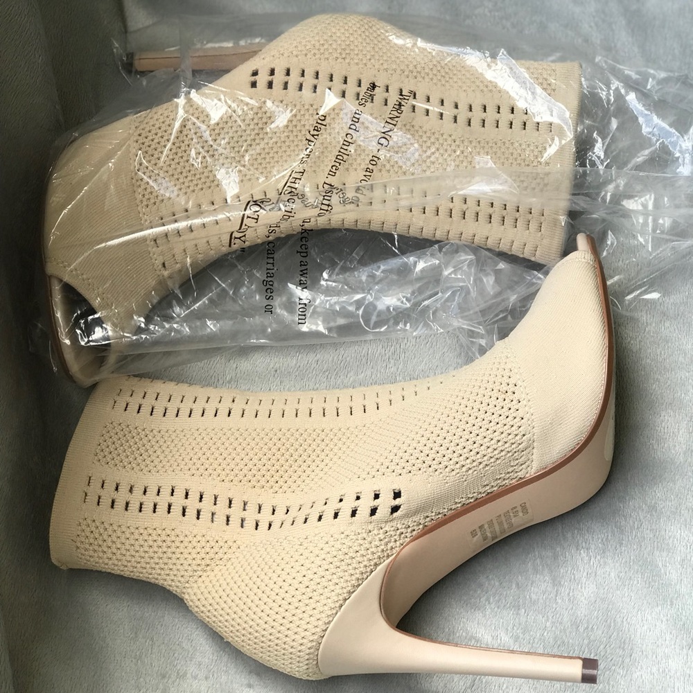 Steve Madden Candid Knit Bootie NUDE
