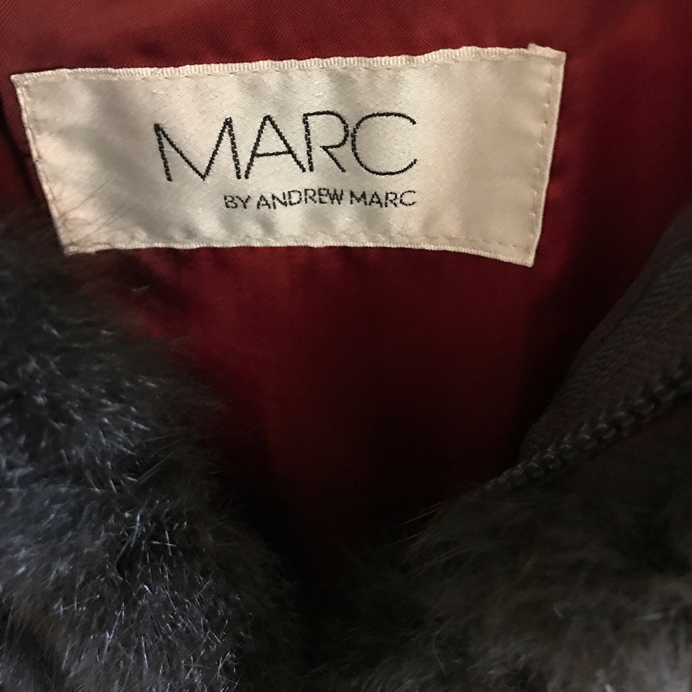 Andrew Marc Vintage Opossum Vest EUC Size Medium - Picture 2 of 5
