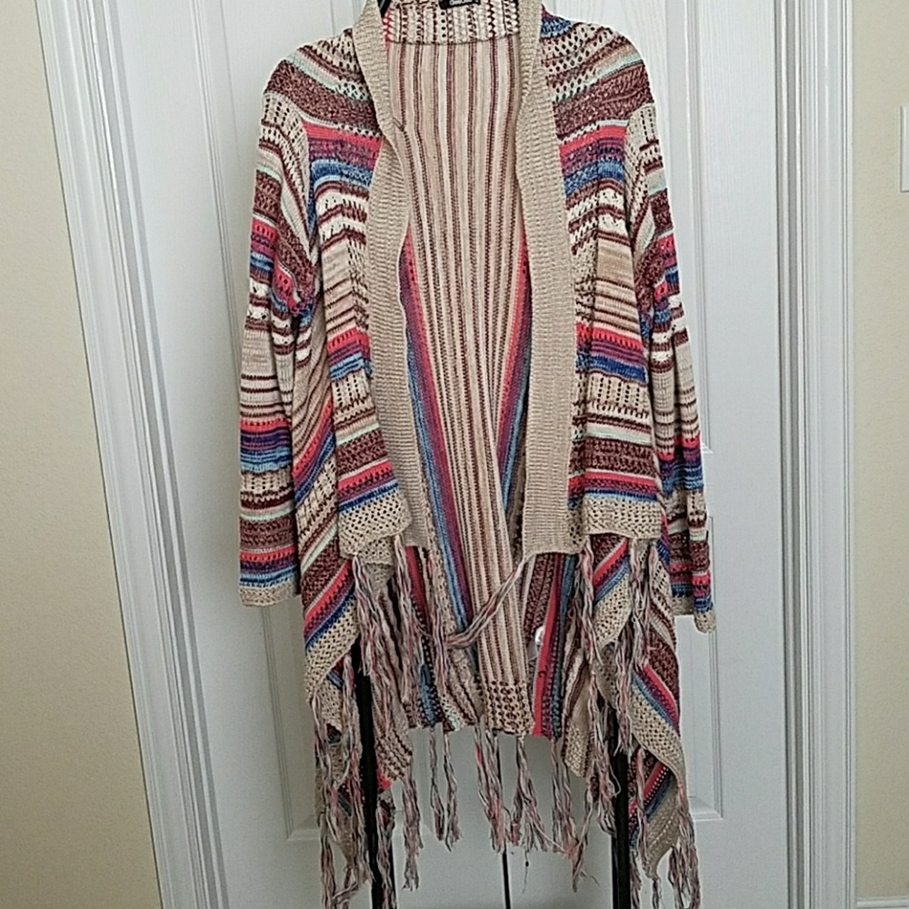 $$ Tribal long cardigan size M/L