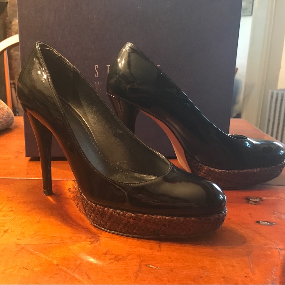Weitzman patent black pump-“Rowswoon” 7 M
