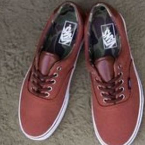 Gingerbread and camo vans