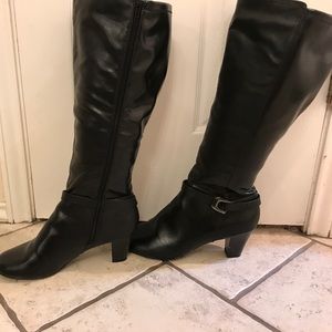 Black wide shaft Boots!!!!