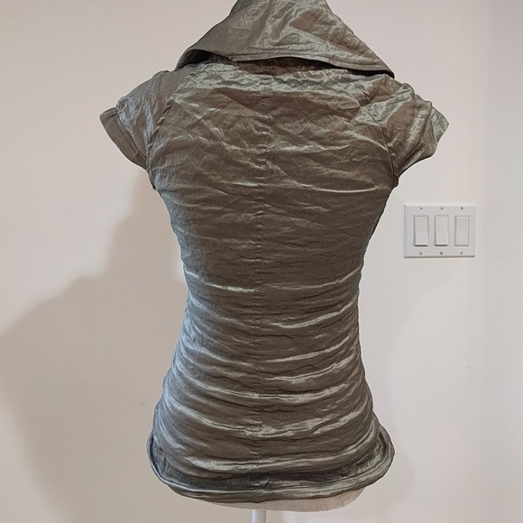 Champagne (Pale Olive Bronze) Vintage Searle Top - Picture 4 of 7